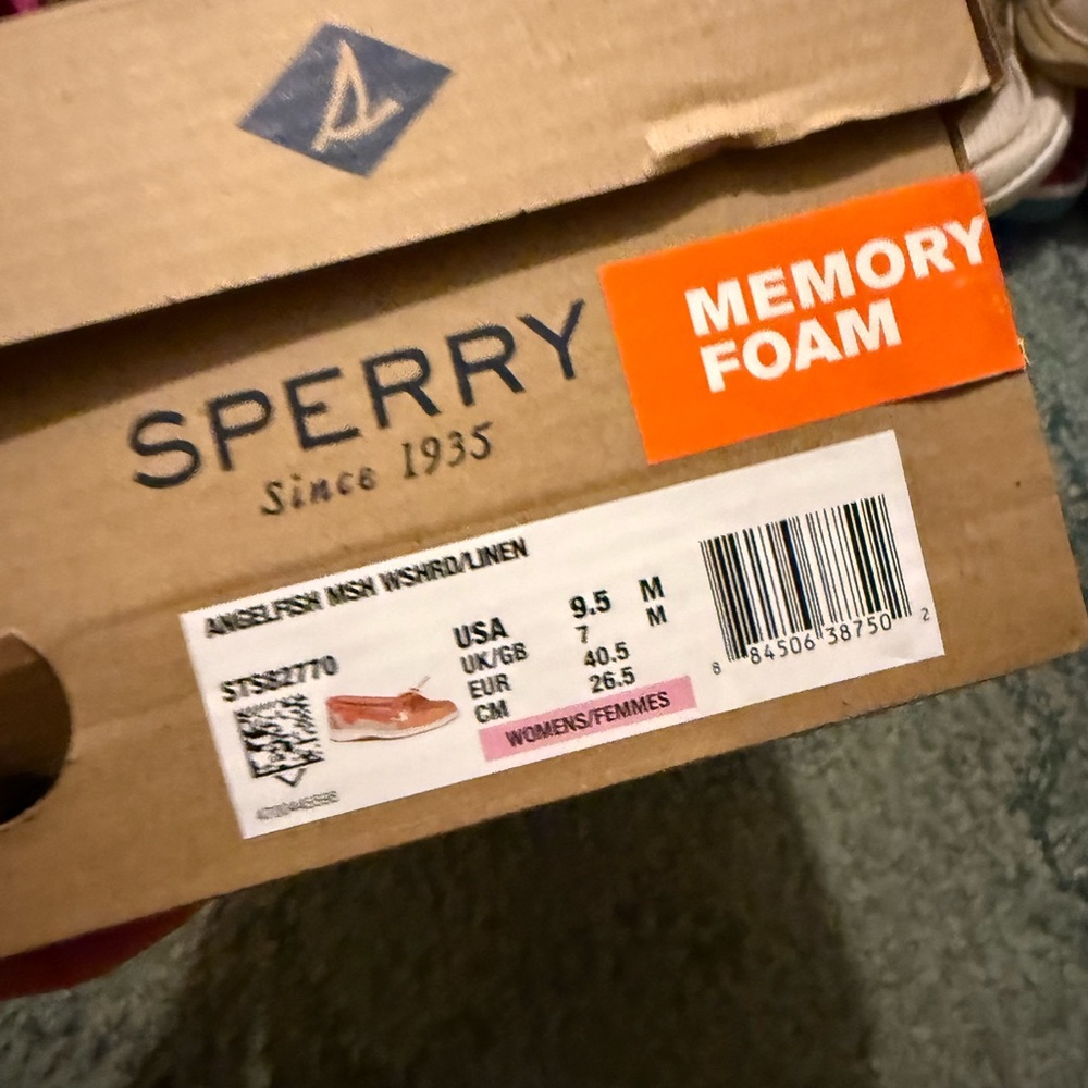 Sperry Women's Sneakers in Pink and Tan - Picture 5 of 5